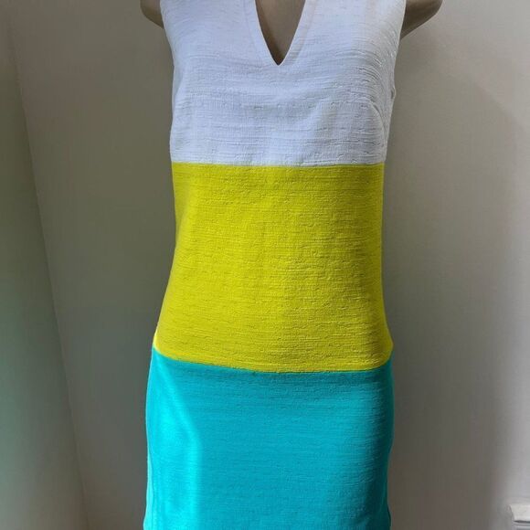 TRINA TURK Miss Brady Women’s Color Block Sleeveless Mini Dress - US 2 - Picture 5 of 10